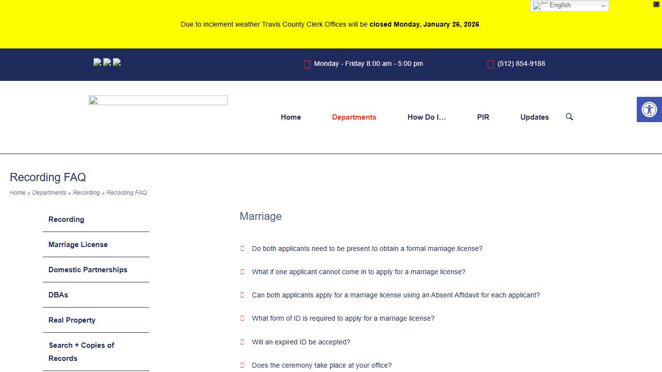 Recording FAQ - Travis County Clerk